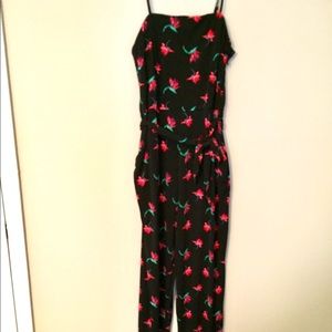 Black and floral jumper!